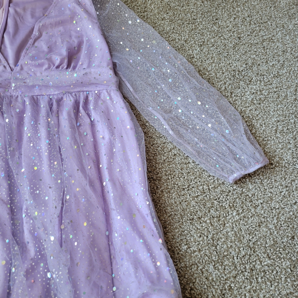 Doublecrazy Light Purple Glitter Sequin Plus Size… - image 7